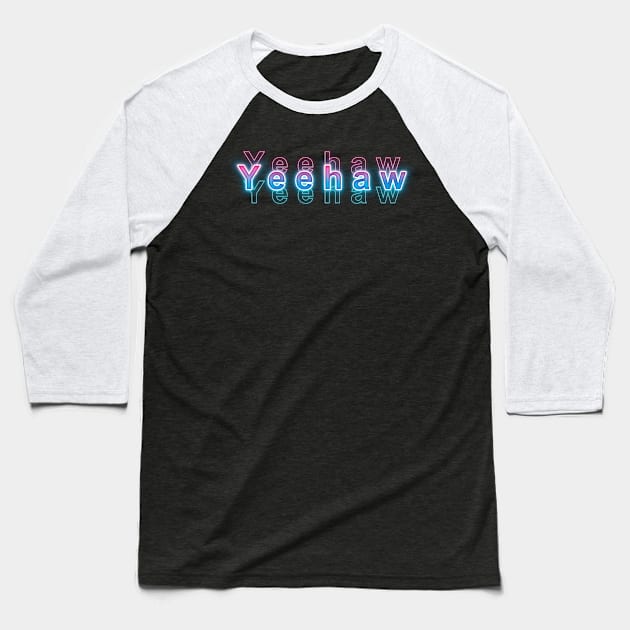 Yeehaw Baseball T-Shirt by Sanzida Design